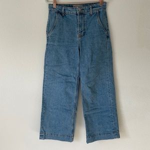 Everlane Wide Leg Ankle Jeans